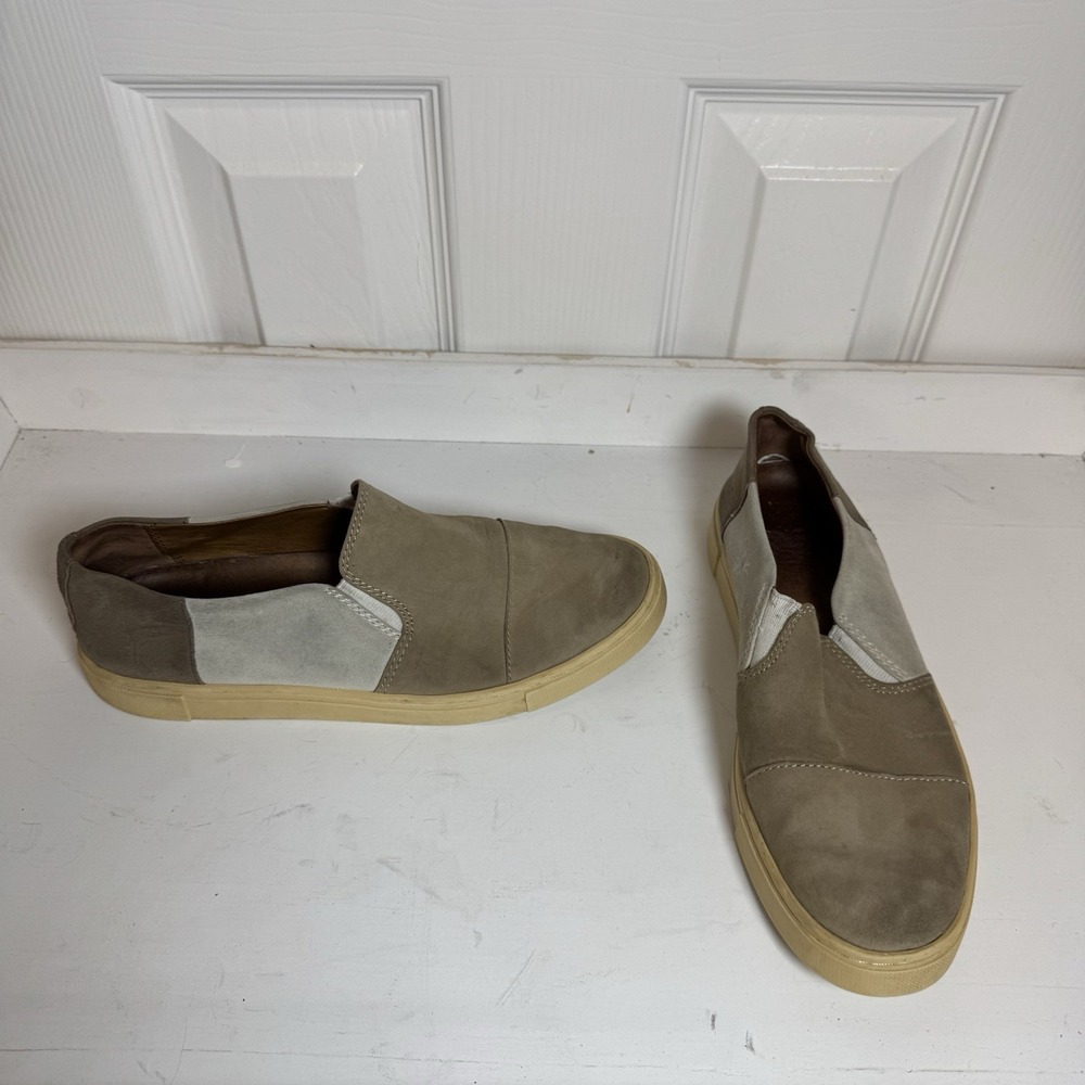 Frye Women's Size 6M Tricolor Suede Leather Slip On Loafers Low Sneaker